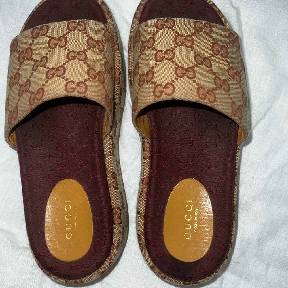 Gucci platform sandals